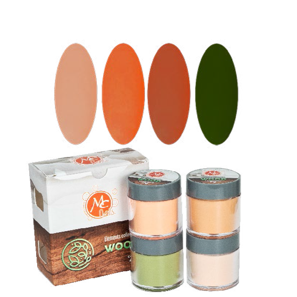 MC coleccion elements wood 4 pz